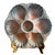 1930s Mid-Century French Oyster Plate with Pink and Grey Shell Relief from Sarreguemines, 1930s For Sale - Image 5 of 5