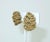 Contemporary Vaubel Gold Plated Twisted Bead Earrings, 2012 For Sale - Image 3 of 11