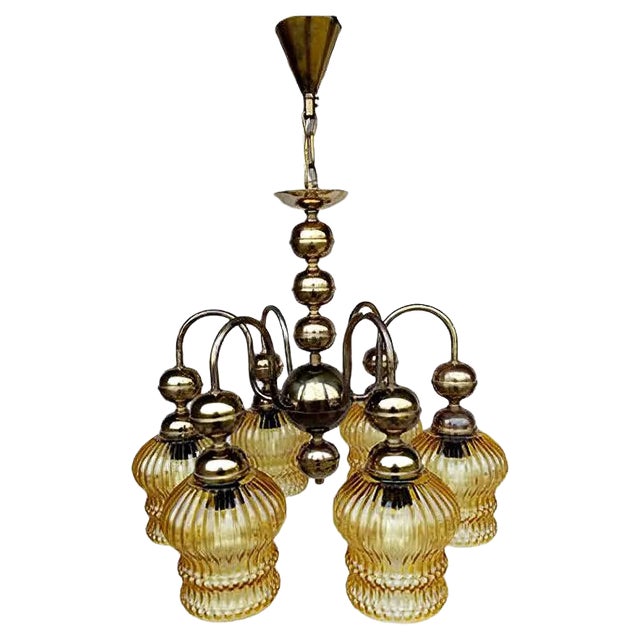Vintage Chandelier, 1970s For Sale