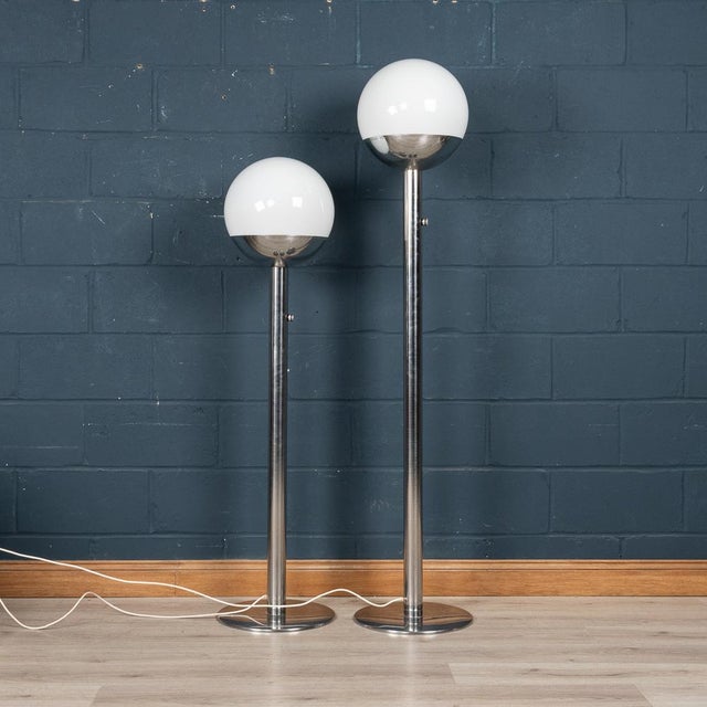 Graduated Floor Lamps by Pia Guidetti-Crippa for Luci Italia, 1970s, Set of 2 For Sale - Image 6 of 18