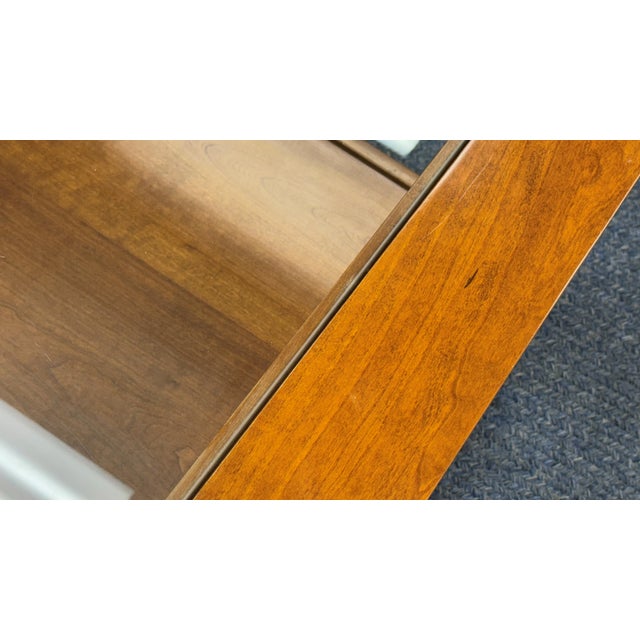 Vintage Stickley Glass Top Cocktail or Coffee Table For Sale - Image 11 of 17
