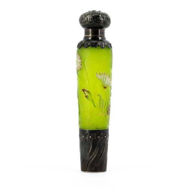 Art Nouveau Cameo Glass Perfume Bottle by Émile Gallé Nancy, France, 1890-1900, in Very Good conditions. Designed 1890 to...