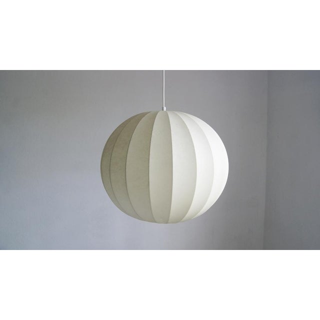 Mid-Century Cocoon Pendant Lamp from Goldkant Leuchten For Sale - Image 9 of 10