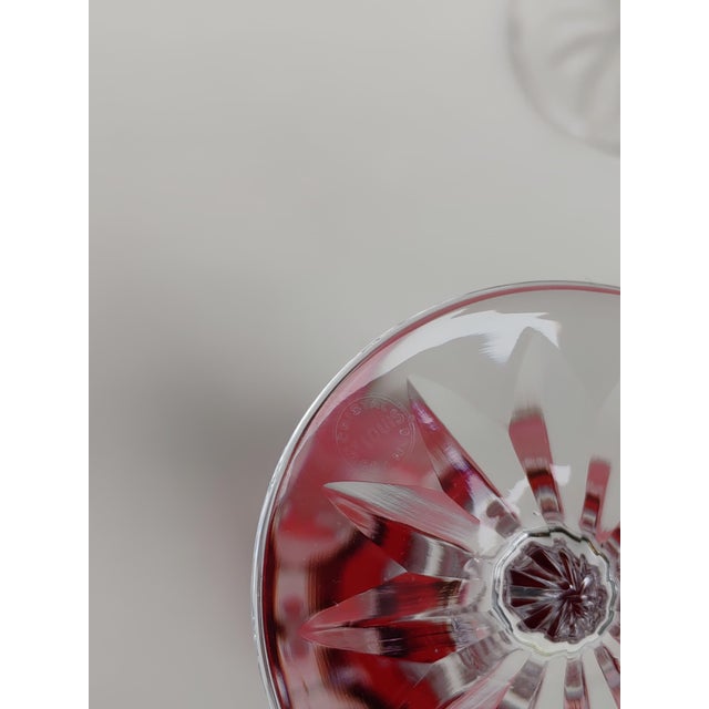Crystal Glasses with Camargue Pattern from Saint Louis, 1960s, Set of 2 For Sale - Image 9 of 10