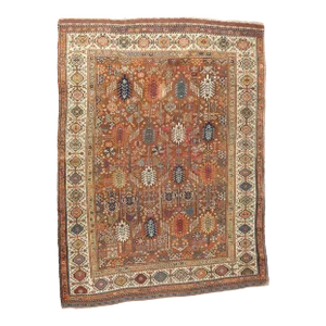 Antique Qashqai Shekarlou Rug 5'8'' X 7'7''