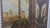 19th-Century Replica Three-Panel Folding Screen — Oil-Painted Italian Landscapes With Carved Walnut Frame & Marquetry Inlay For Sale - Image 10 of 10