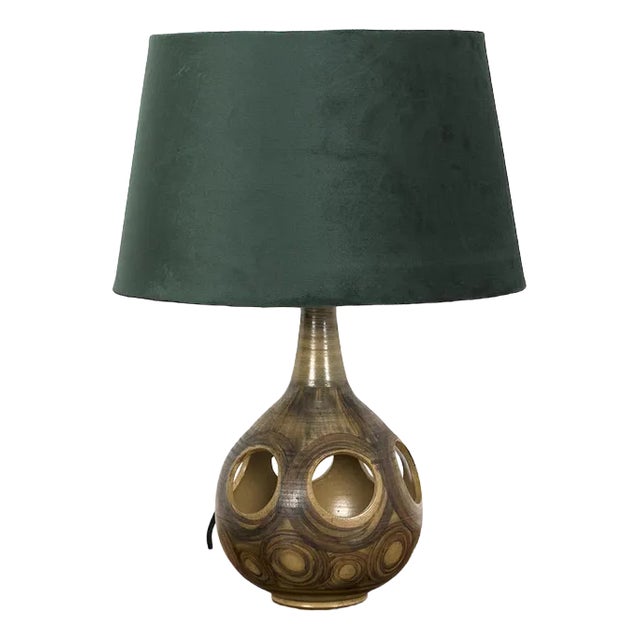 Danish Ceramic Table Lamp For Sale