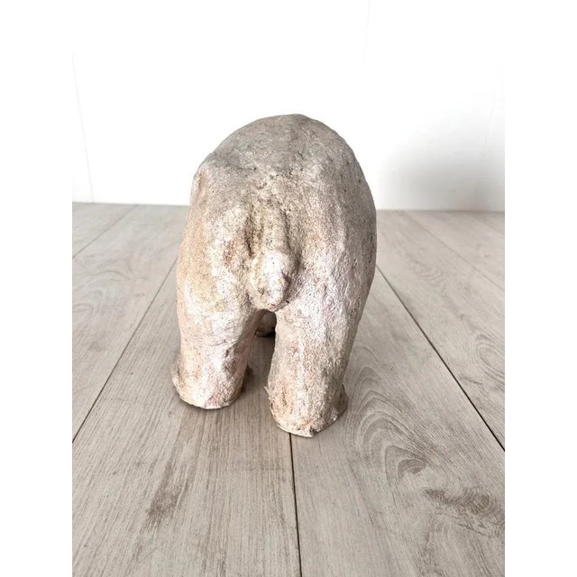 Glazed Ceramic Polar Bear, 1970s For Sale - Image 5 of 11
