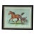Vintage 1961 Framed Print of a Horse Running With Colt For Sale