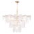 Glass Regina Andrew Echo Glass Chandelier, Natural Brass For Sale - Image 7 of 7
