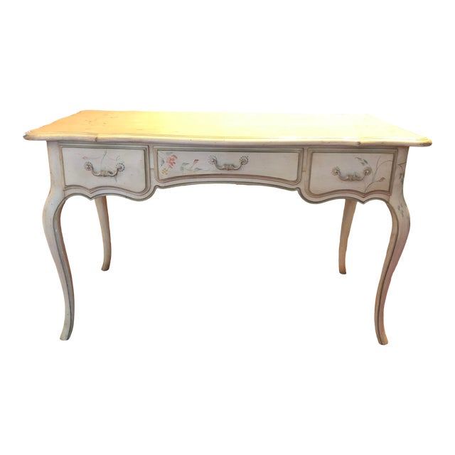 1990s French Country Ethan Allen Painted Writing Desk Chairish