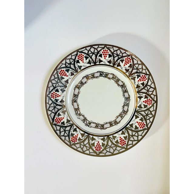 Late 19th Century Late 19th Century Wedgwood Grape Scrollwork Plates- a Pair For Sale - Image 5 of 7