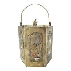 1910s Chinese Brass Sake Pot