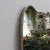 1950s Mid-Century Italian Wall Mirror with Brass Frame, 1950s For Sale - Image 5 of 13