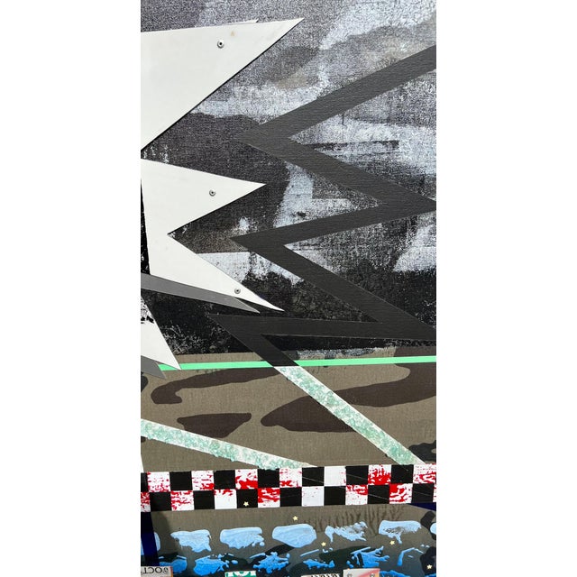 Ryan Humphrey, Outsider Ryan Humphrey Street Art Collage, Large Painting Jackson Pollock Photo For Sale - Image 4 of 14