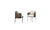 Minotti “Tape Cord” Outdoor Little Armchair – Fango / Ecru – 59 cm A sophisticated expression of contemporary outdoor...