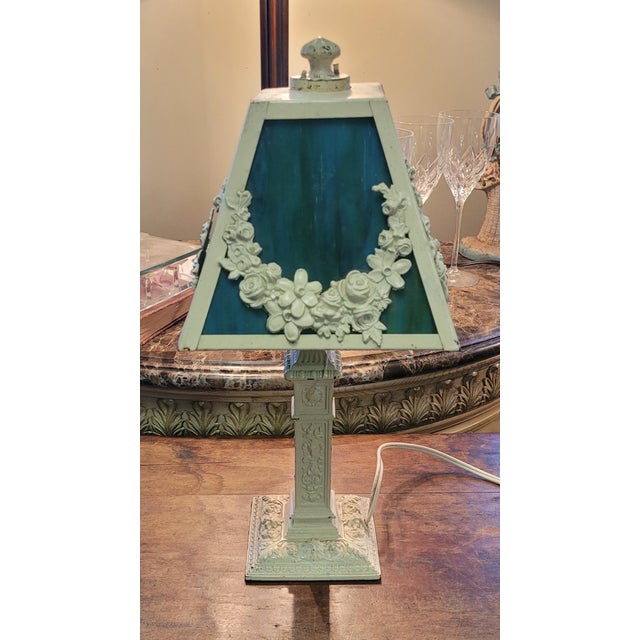 1920s Art Deco French Small Desk Lamp For Sale - Image 9 of 10