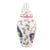 Chinoiserie Chinoiserie Tobacco Leaf Glass Christmas Tree Ornaments - Set of 2 For Sale - Image 3 of 5