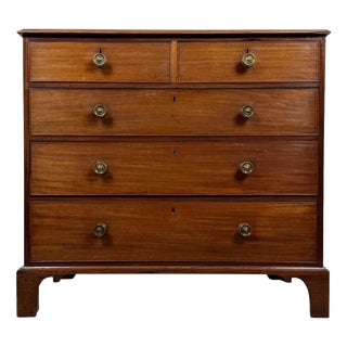 18th Century Antique English Mahogany Chest of Drawers For Sale