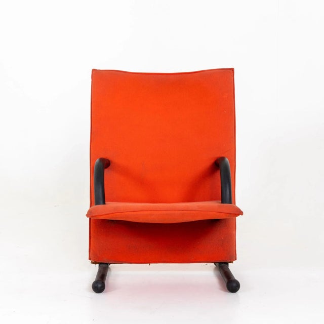Textile Set of T-Line Armchairs by Burkhard Vogtherr for Arflex, 1982 For Sale - Image 7 of 9
