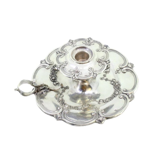 Silver Silver Paddle with Floral Motifs and Acanthus Leaf-Shaped Handle Applications For Sale - Image 8 of 8