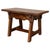 Mid 19th Century Spanish Baroque Side Table with Wood Stretcher and Carved Top in Walnut For Sale - Image 15 of 18