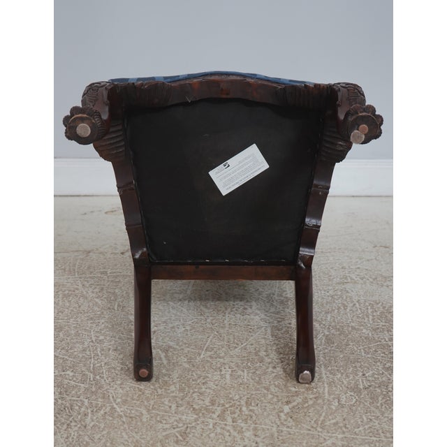 Set of 8 Maitland Smith Mahogany Dining Chairs For Sale - Image 17 of 18