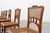 A graceful and expressive ensemble, this set of six Art Nouveau dining chairs captures the fluid elegance and organic...