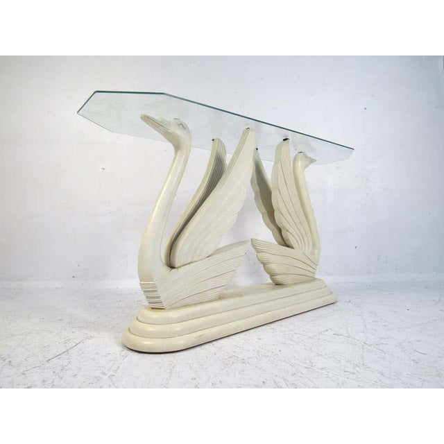 Vintage Swan Base Table Chairish