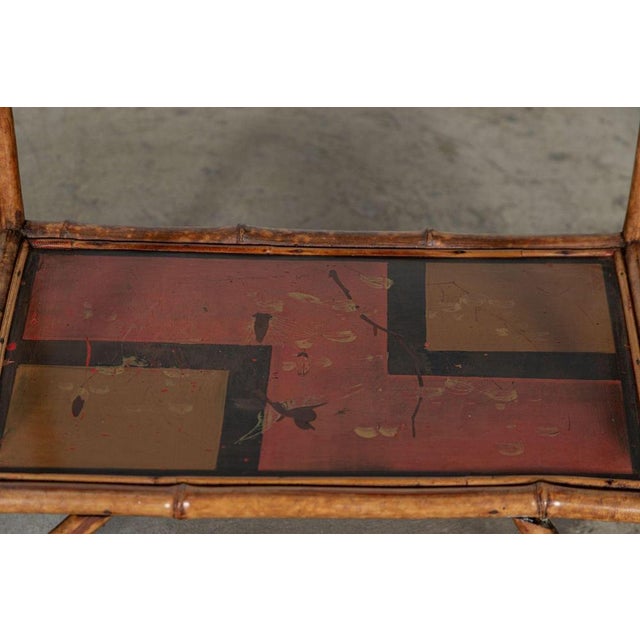 19th Century Bamboo Chinoiserie Etagere, 1870s For Sale - Image 11 of 16