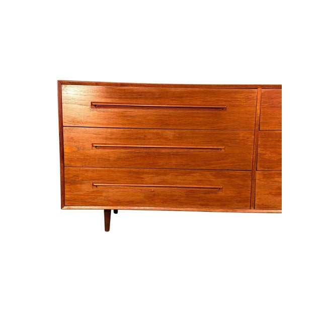 Mid-Century Modern Mid Century Modern Teak 6-Drawer Dresser by Westnofa of Sweden, Attributed For Sale - Image 3 of 16