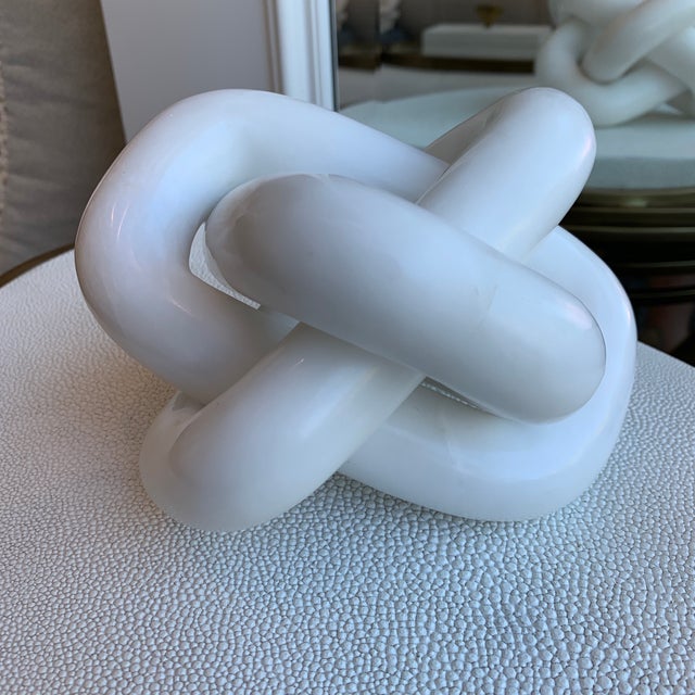 White Marble Chain Rings Decor Accessory Chairish