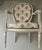 Set of Louis XVI Style White Limed Medallion Chairs For Sale - Image 11 of 16