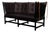 Model 1789 2-Seater Tremmesofa in Black Beech and Leather attributed to Børge Mogensen for Fritz Hansen For Sale