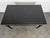 Large Louis XVI Flat Desk in Black Lacquered and Gold Trim For Sale - Image 4 of 10