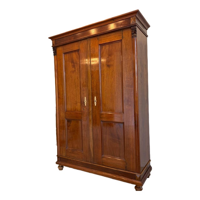 Gründerzeit Wardrobe in Walnut For Sale