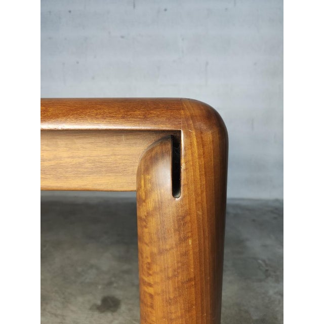 Model 781 Square Dining Table in Walnut by Vico Magistretti for Cassina, 1960s For Sale - Image 15 of 17