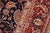 1990s Shabby Chic Floral 1990's Pak-Persian Blue/Red Wool Rug - 6'2'' X 9'3'' For Sale - Image 5 of 9