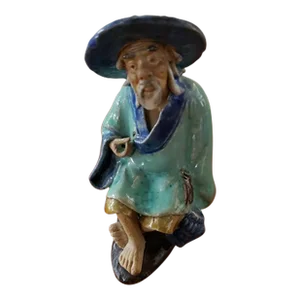 Vintage Chinese Mudman Figurine