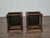 Pair of English 19th Century Hardwood Bobbin Stools with Linen Upholstery For Sale - Image 10 of 11