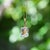 14k Gold Rainbow Moonstone Pendant For Sale - Image 9 of 11