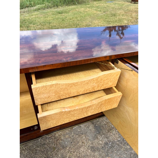 1930s French Art Deco 1930's Macassar Ebony Sideboard For Sale - Image 5 of 12