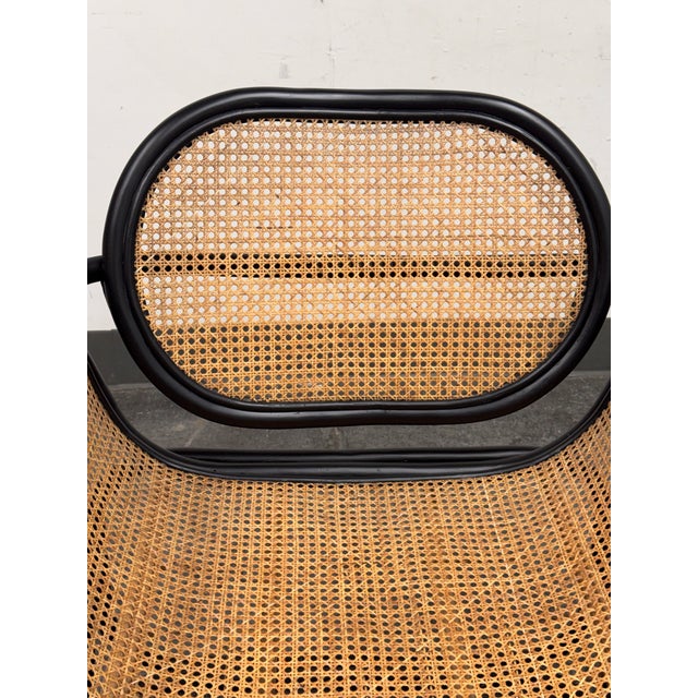 Wood Safavieh Nadie Rattan Accent Chair For Sale - Image 7 of 12