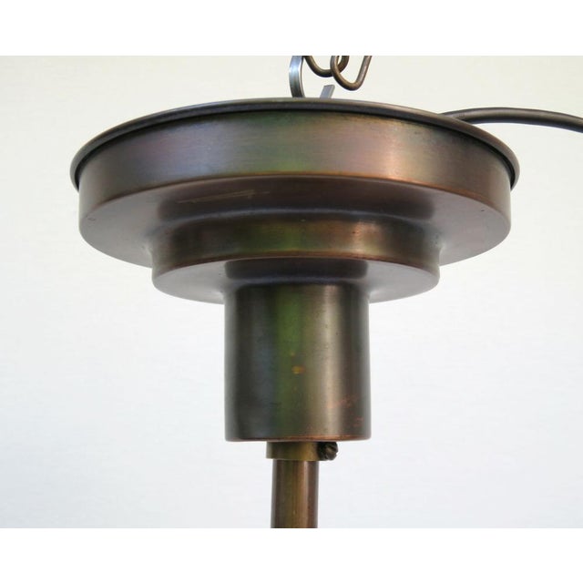 Glass and Copper Pendant Light from Philips, 1930s For Sale - Image 15 of 18