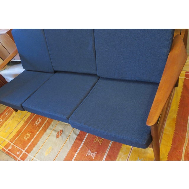 Teak FD 164 3-Seater Sofa by Arne Vodder for France and Son, 1960s For Sale - Image 5 of 9