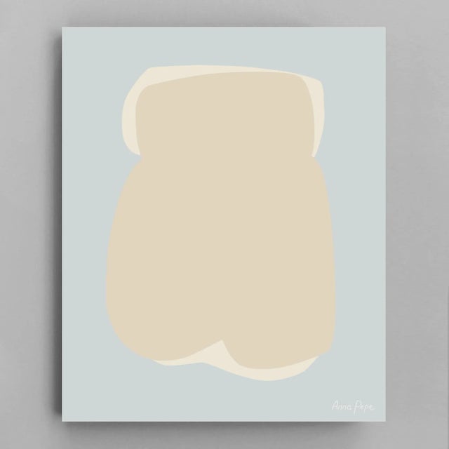 Textile Abstract Acrylic on Canvas Painting "Female" by Anna Pepe For Sale - Image 7 of 8