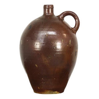 19th Century German Earthenware Jug or Vase For Sale