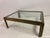 Vintage French Steel and Brass Coffee Table, 1970s For Sale - Image 6 of 13