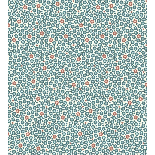 Contemporary Sample - Jean Paul Gaultier for The House of Scalamandr�� Coquelicot Wallcovering, Ocean For Sale - Image 3 of 3