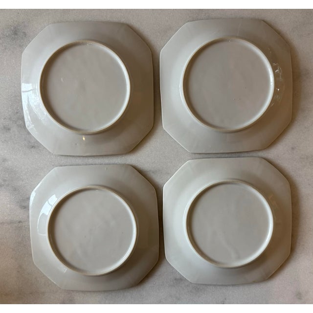 Set of 4 Mid Century Rossini Octagon Plates With Lemon Topiaries For Sale In Austin - Image 6 of 6